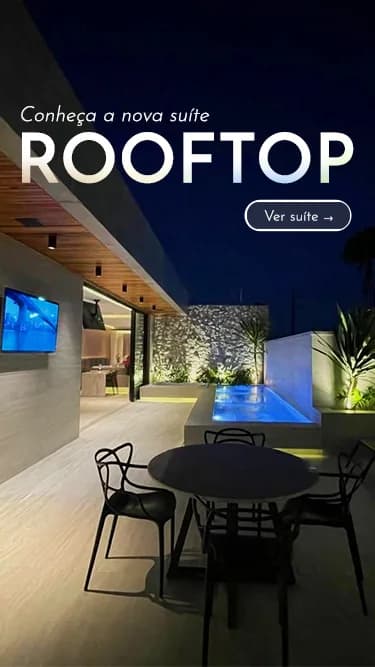 Suíte Rooftop, no Motel Up